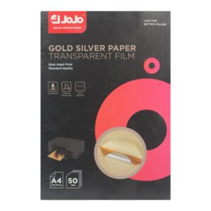 بند ورق جوجو لاصق ذهبي و فضي 50 ورقة