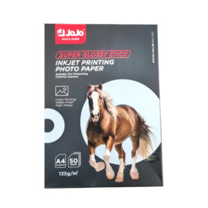 بند ورق صور لاصق عالي اللمعان من جوجو 135 غرام  A4