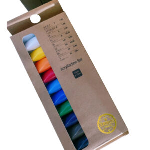 سيت ألوان أكريليك غامقة 10 ألوان 12 مل