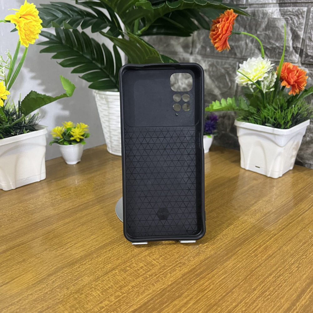 كفر Xiaomi Redmi Note 11 مع غطاء كاميرا وحلقة مسك - الصورة 4