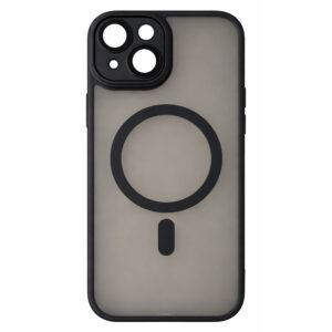 كفر أسود مطفي MagSafe آيفون 15 بلس