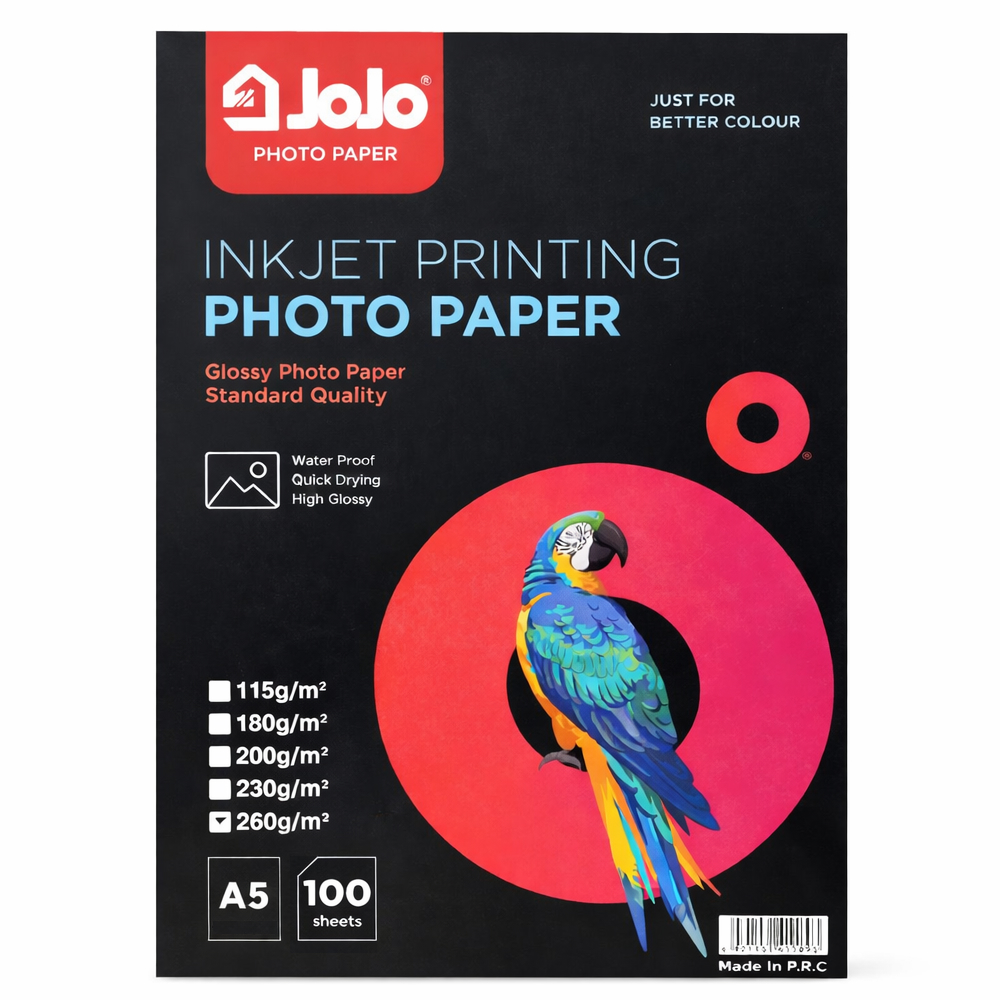 بند ورق صور A5 من جوجو 260 غرام