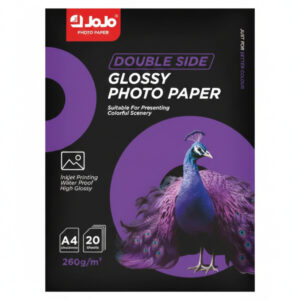 بند ورق صور لامع وجهين A4 من جوجو 260 غرام