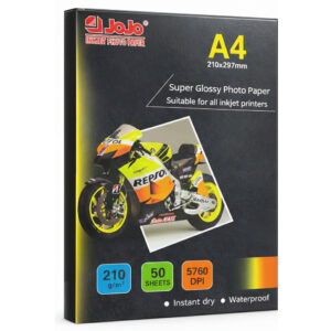 بند ورق صور لامع A4 من جوجو 210 غرام