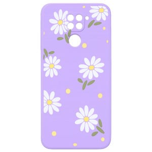 كفر بنفسجي بنقشة ورود شاومي ريدمي نوت 9