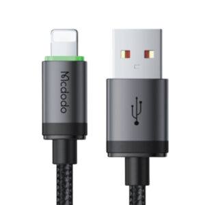 كيبل مكدودو من USB-A إلى لايتنينج مع ضوء 1 متر